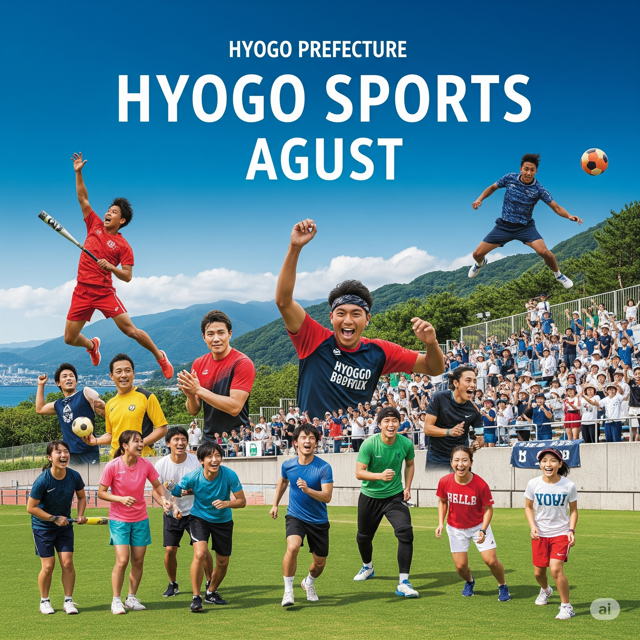 兵庫県　スポーツイベント　８月