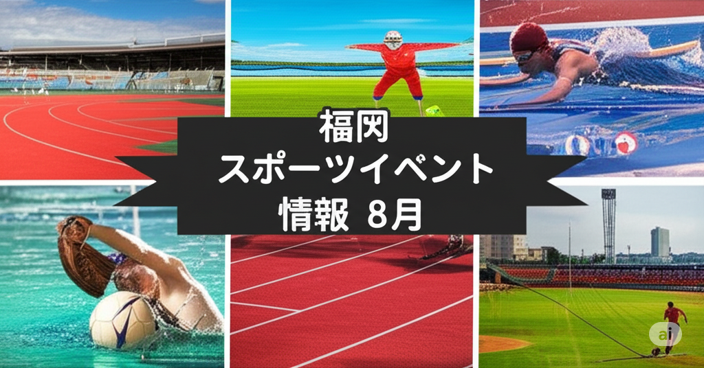 福岡　スポーツイベント情報　８月