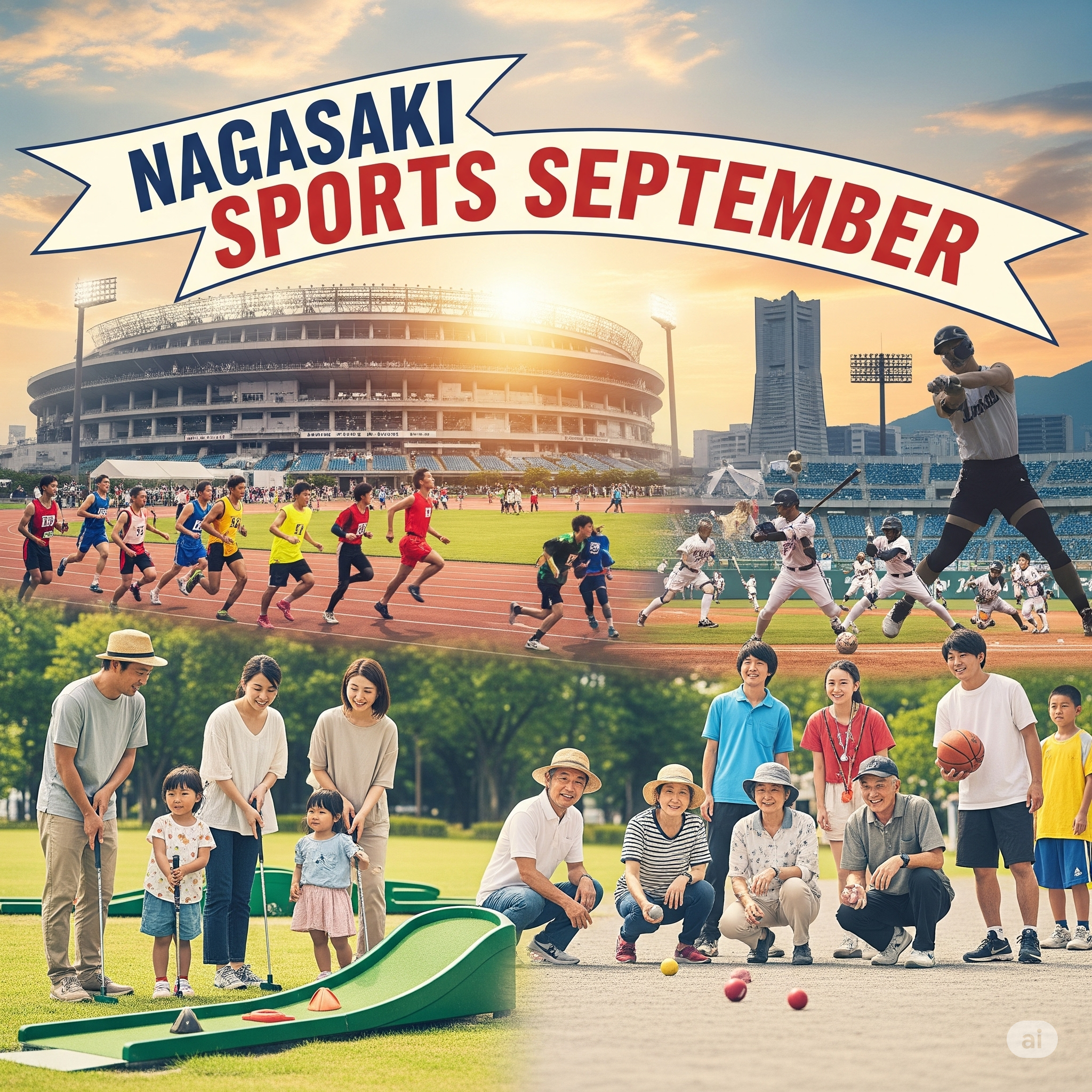 長崎県9月開催スポーツイベント情報 世代を超えて楽しめる大型大会と地域密着型イベント