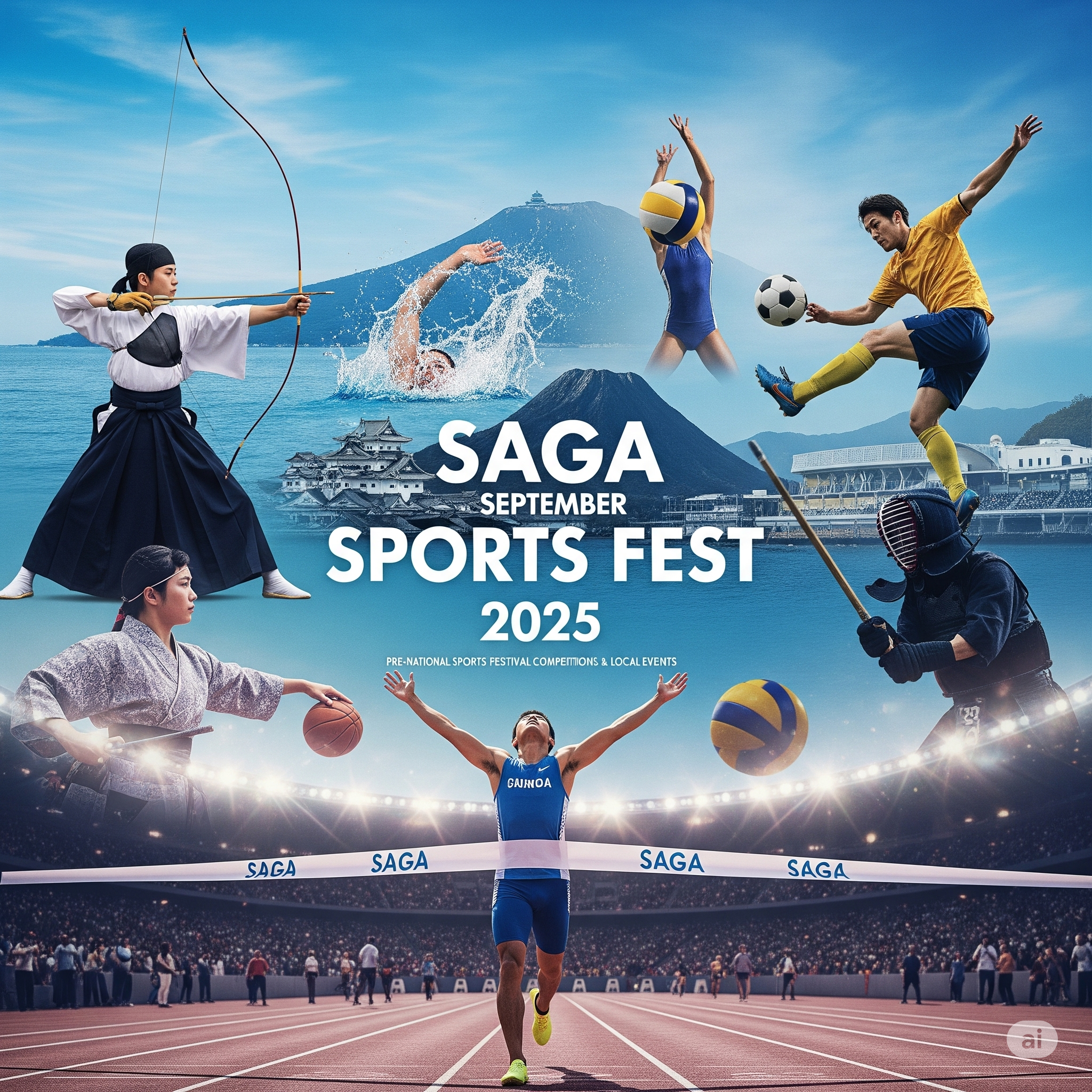 2025年9月佐賀県スポーツイベント情報 国民スポーツ大会事前競技から地域イベントまで